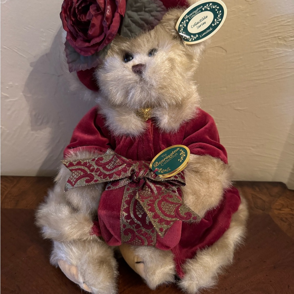 Velvet Burlington Collectible Decorative Bear
